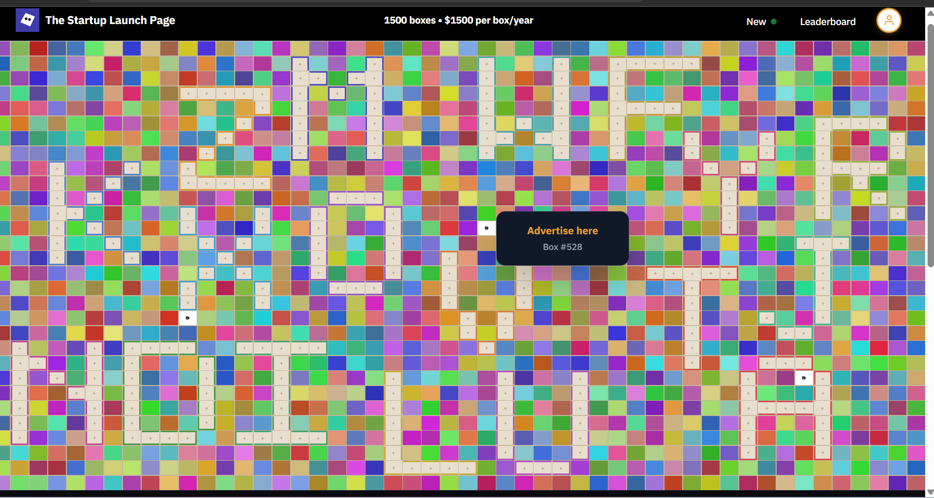 The Startup Launch Page — Daily Letter Checkbox in progress showing discovered letters and timer